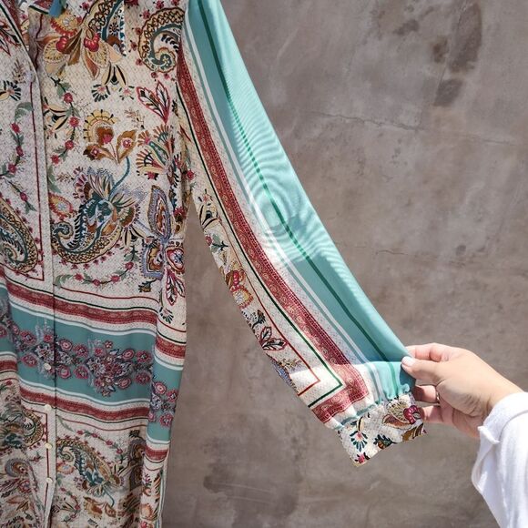 Zara printed shirt dress - Picture 4 of 5